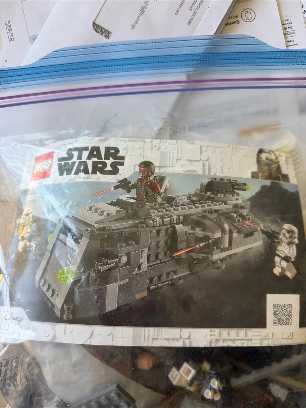 Lego Star Wars Gray and Black Battle Ship Building Set
